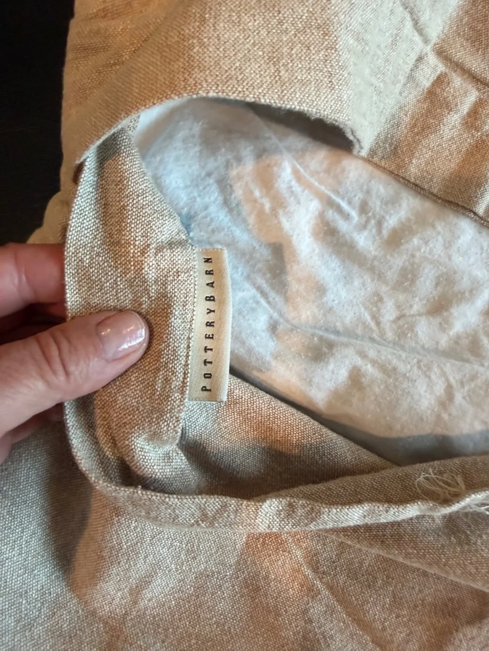 Pottery Barn Embroidered Pillow Cases Beach Theme Shell Set of 4